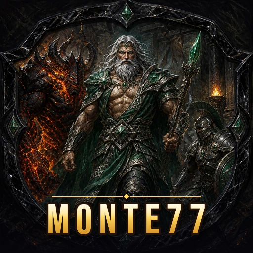 Tampilan antarmuka pengguna monte77u.com yang bersih dan terorganisir.