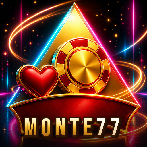 Screenshot aplikasi monte77u.com menunjukkan kategori yang mudah dijelajahi.